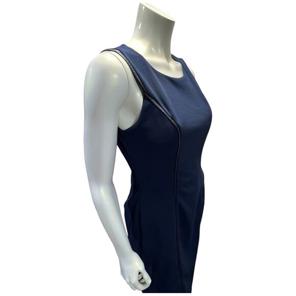 41 Hawthorn Navy Blue Sleeveless Sheath Dress Career Office Wear Medium - Picture 8 of 8